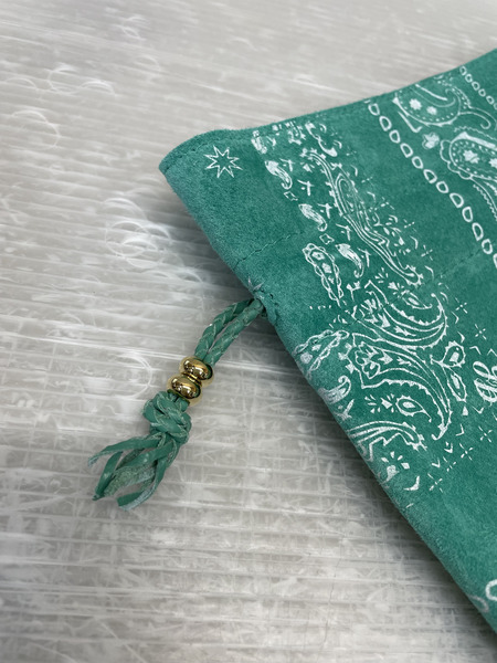 GENTIL BANDIT ペイズリー柄巾着ポーチ