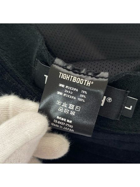 TIGHTBOOTH ハット VELOUR BUCKET HAT/L/BLK