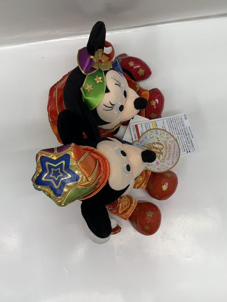 東京ディズニーリゾート 40周年  ミッキー＆ミニー ぬいぐるみ＆アクセサリー タグ付きTOKYO Disney RESORT ドリームゴーラウンド グランドフィナーレ 