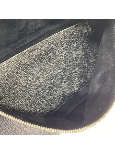 . ショルダーバッグ レザーショルダーバッグ 黒[値下]