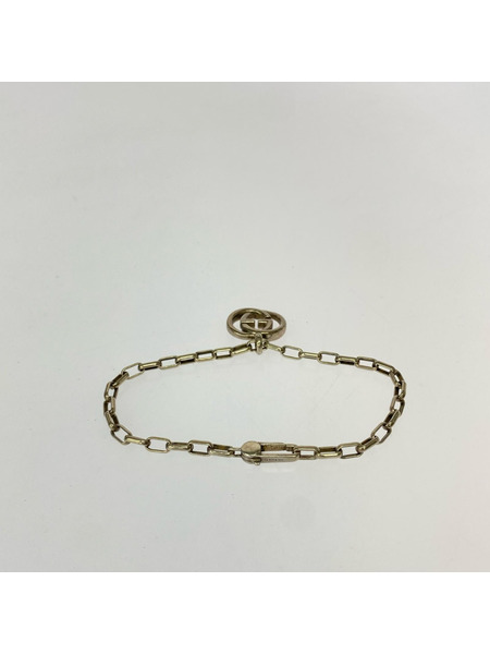 アクセサリー インターロッキングチェーンブレスレット