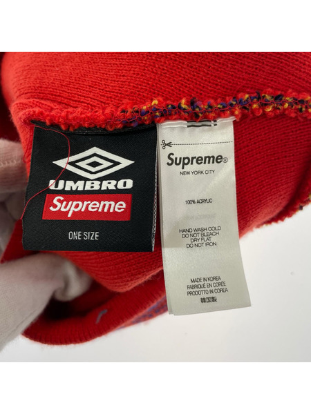Supreme ニットキャップ ×UMBRO 23AW