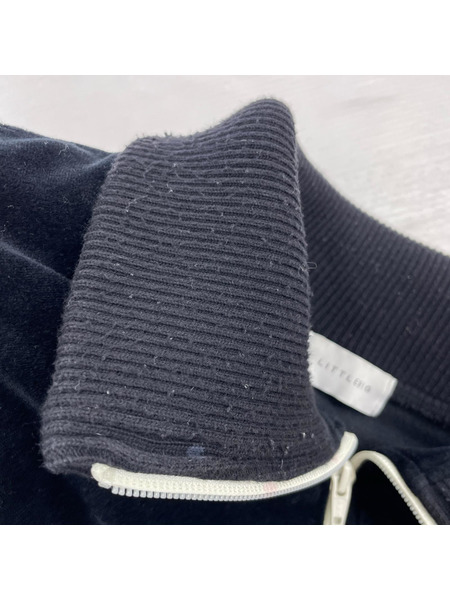 LITTLEBIG ジャケット ベロアトラックジャケット 黒 (M)