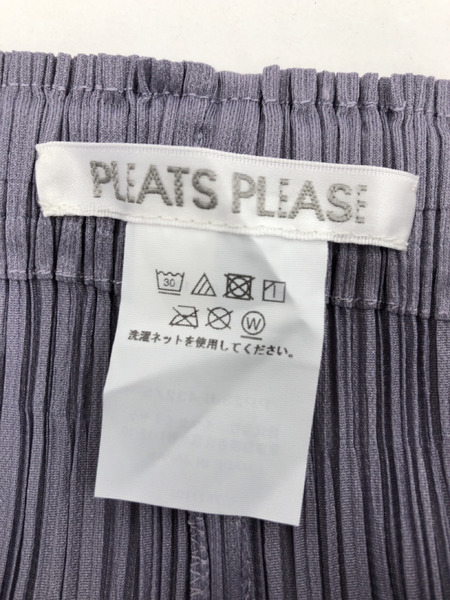 PLEATS PLEASE　パンツ　パープル 5