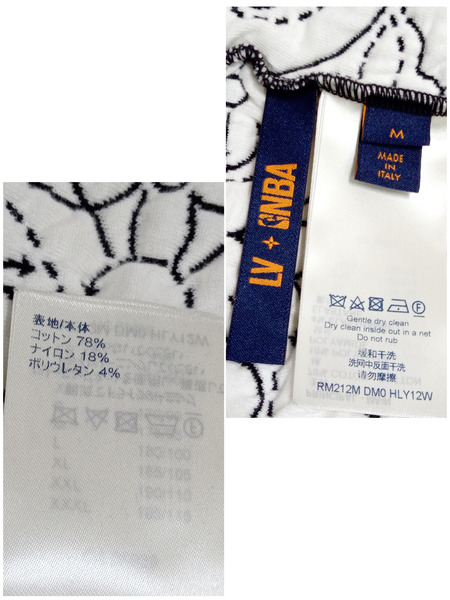 LOUIS VUITTON ×NBA 21AW フルワー キルテッド　パーカー