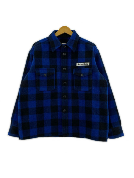 ジャケット Subculture BUFFALO CHECK JACKET (1)