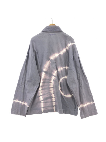 Acne Studios Tie dye polo shirt L/Sポロシャツ XS パープル[値下]