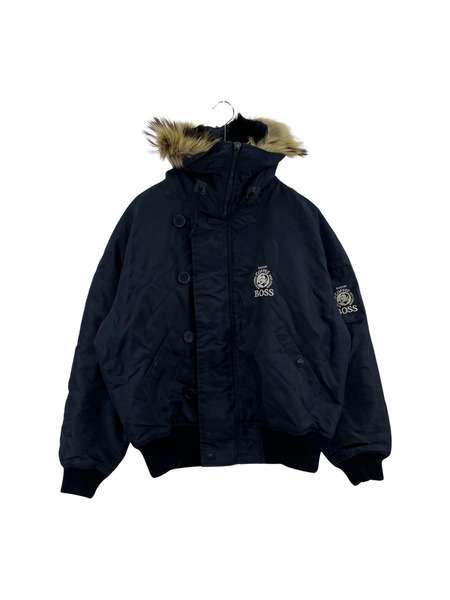【極美品】BOSS ボスジャン 1995 N-2B フライトジャケット ネイビー ジャケット BOSS N-2B 紺（L）｜商品番号：2200008019570 - 買取