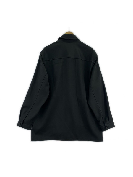 長袖シャツ NONNOTTE バックサテンギャバジン COACH JACKET