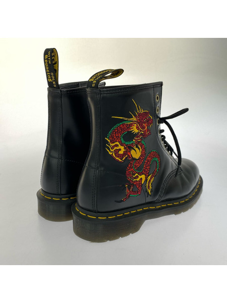 Dr.Martens ブーツ 8ホール ドラゴン刺繍(26㎝)