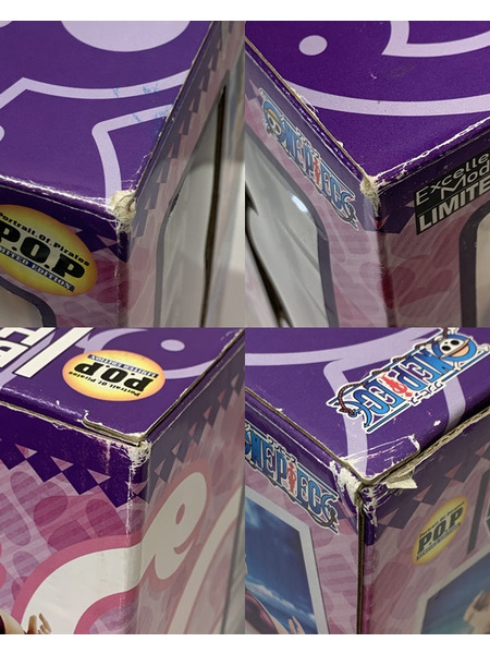 P.O.P ワンピース LIMITED EDITION ボア・ハンコック Ver.PURPLE 開封品 ダメージあり Portrait.Of.Pirates ONE PIECE 