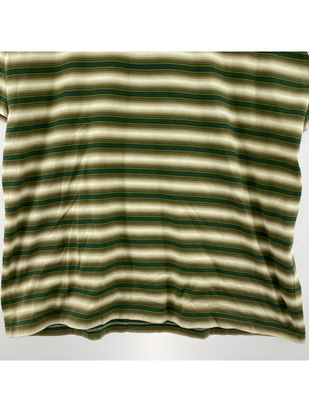 AURALEE GRADIENT STRIPE JERSEY TEE4 A25AT02GJ