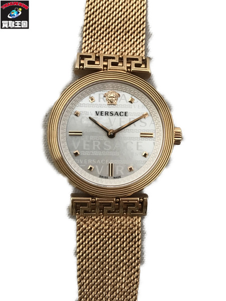 ヴェルサーチ/ミアンダー/VELW/電池交換済 レディースQZ