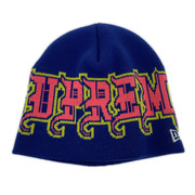 Supreme ニットキャップ New Era Outine Beanie Navy