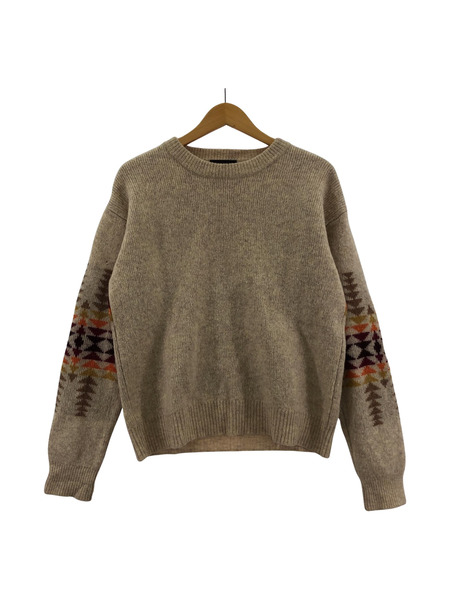 PENDLETON L/Sニット ベージュ ネイティブ M