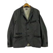 SUGAR CANE COTTON PRINT MOLESKIN JACKET SC13422 グレー (36)