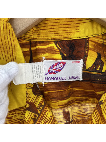 OLD・VINTAGE 半袖シャツ Pomare 70s aloha shirt