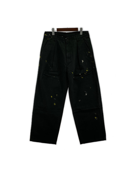 ANCELLM 23AW PAINT CHINO TROUSERS 3 黒 ANC-PT29-B｜商品番号