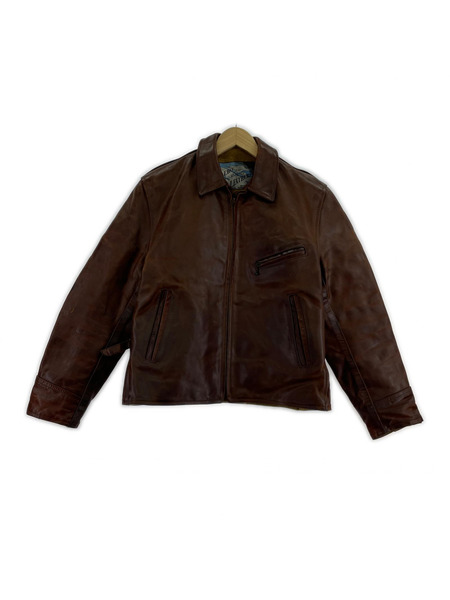 レザージャケット AERO LEATHERS 馬革 シングルライダース 40｜商品
