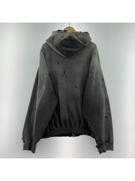 MIHARA YASUHIRO パーカー 24AW SUN FADED PARKA BLK[値下]