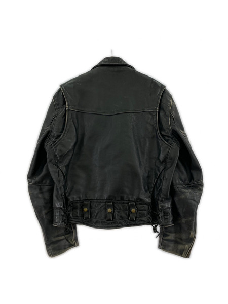 VANSON ライダース USA製 ダブル レザー ライダースジャケット 42