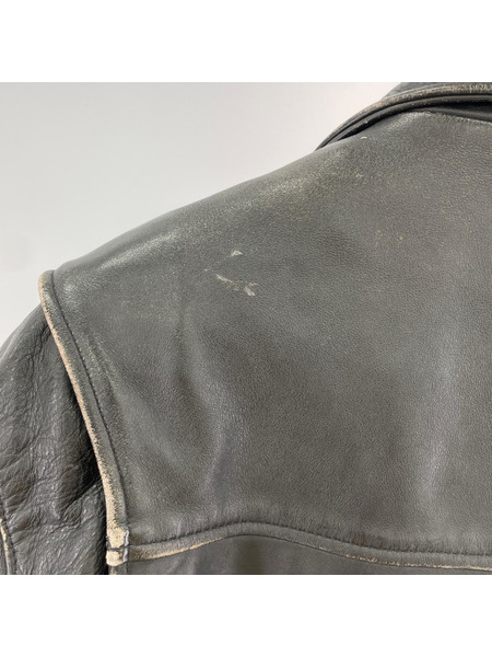 VANSON ライダース USA製 ダブル レザー ライダースジャケット 42