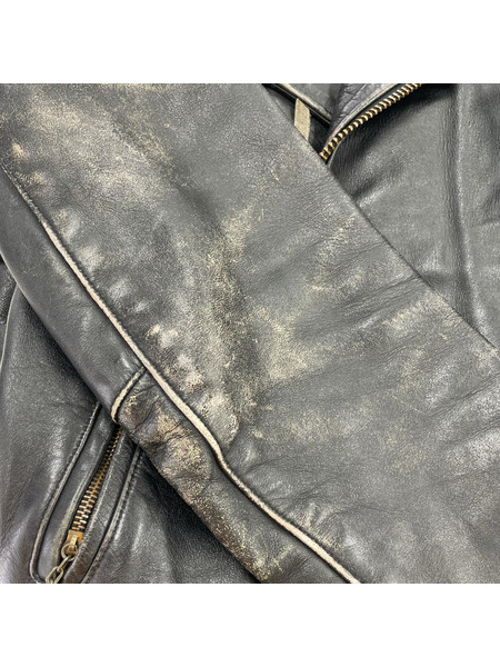 VANSON ライダース USA製 ダブル レザー ライダースジャケット 42