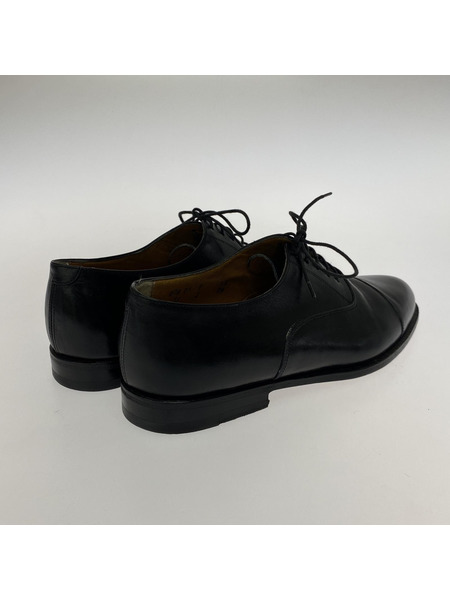 SANTONI シューズ ストレートチップ レザーシューズ (US7.5) ブラック
