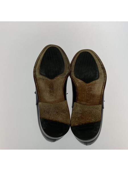SANTONI シューズ ストレートチップ レザーシューズ (US7.5) ブラック