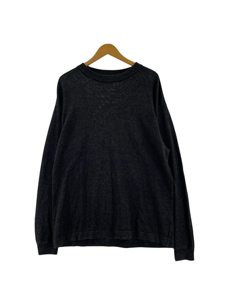 crepuscule 長袖Tシャツ・カットソー 24ss Linen P/O 1 ブラック