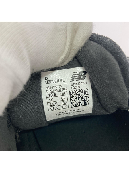 NEW BALANCE スニーカー U2002R triple black 28.5 ブラック