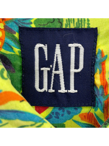 OLD・VINTAGE 半袖シャツ 90s OLD GAP 紺タグ レーヨンアロハシャツ