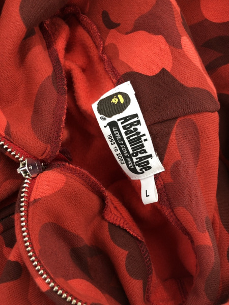 A BATHING APE COLOUR CAMO SHARK FULL ZIP HOODI[値下]