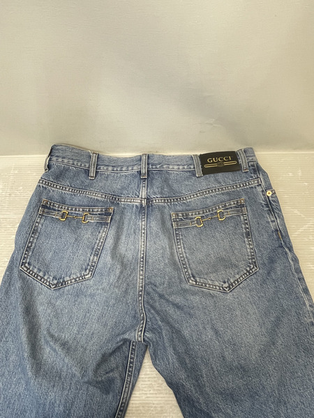 GUCCI ホースビットストレートデニムパンツ 36 675701-XDBQ4