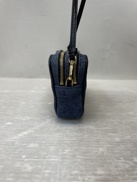 miumiu MMパリス eMIUticons デニムショルダーバッグ