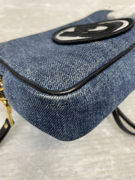 miumiu MMパリス eMIUticons デニムショルダーバッグ