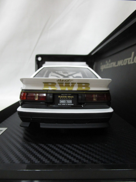 イグニッションモデル 1/18 RWB AE86 （ホワイト/ブラック）