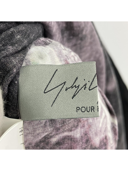 Yohji Yamamoto 長袖シャツ POUR HOMME 24SS Print Side Gusset
