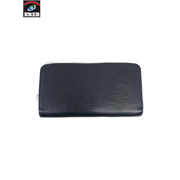 長財布 LV エピ ジッピーウォレット 黒