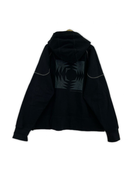 kiko kostadinov 19AW MIDNIGHT STRIPE バックデザインパーカー