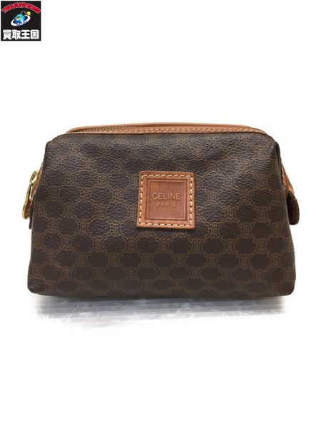 美品 CELINE マカダム柄 ポーチ | フリマアプリ ラクマ