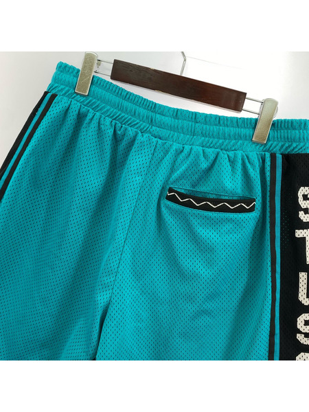 STUSSY ショートパンツ メッシュショーツ (L) 青