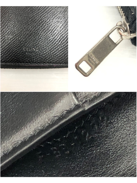 CELINE ジップドバイフォールドウォレット 黒 F-BB-1272