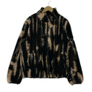 ジャケット FUC フリースジャケット ブラック/ベージュ