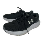 UNDER ARMOUR スニーカー UAチャージド サージ4 ランニング シューズ 黒 (28.0cm)