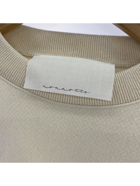 nonnotte ボックスプルオーバー Raw White