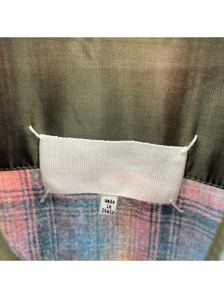 MAISON MARGIELA 23AW Wool Tweed Oversize Check Shirt 39