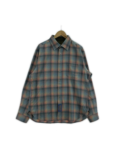 MAISON MARGIELA 23AW Wool Tweed Oversize Check Shirt 39