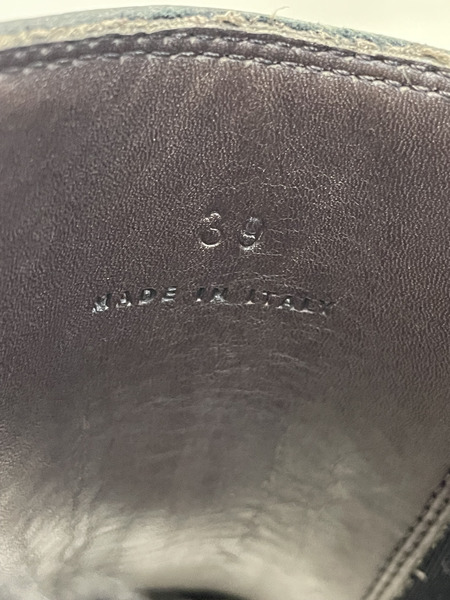 BOTTEGA VENETA FLASH ANKLE BOOTS 39 ブラック×イエロー  