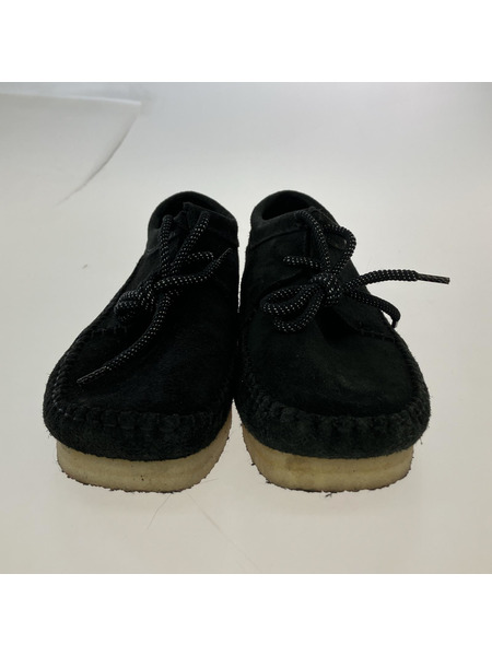 Clarks シューズ Weaver BLACK SUEDE UK8